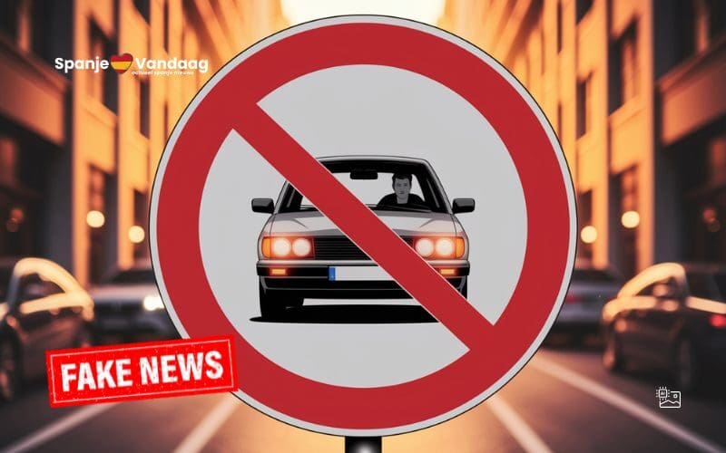 Spaanse verkeersdienst ontkracht nepnieuws over verbod op solo-autoritten