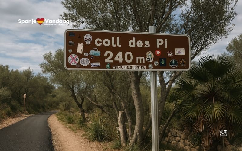 Sticker plakkende fietsers op bergpassen van Mallorca zorgt voor ergernis