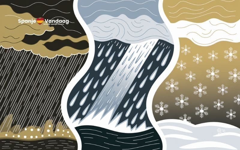 Zware regen en storm Martinho zorgen voor overlast in Barcelona en Catalonië