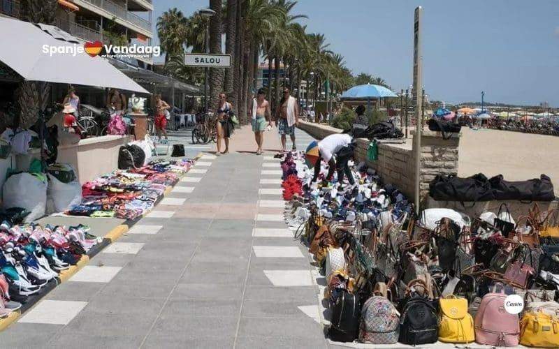 Einde aan de ‘Top Manta’ tussen Salou en Cambrils door nieuwe maatregelen