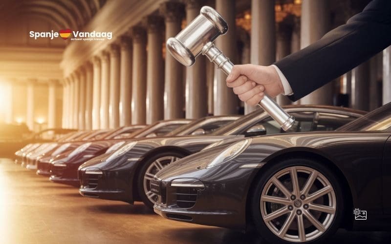 De Spaanse overheid veilt luxe auto’s in beslag genomen van drugshandelaren