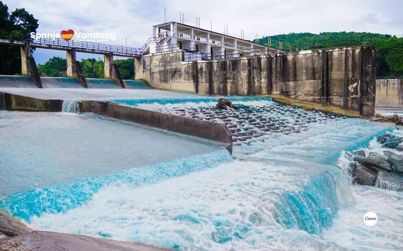 Overzicht en uitleg van stroomgebieden, stuwmeren en rivieren in Spanje