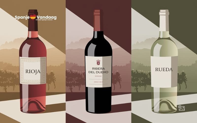 Welke wijngebieden genieten de meeste populariteit onder de Spanjaarden?