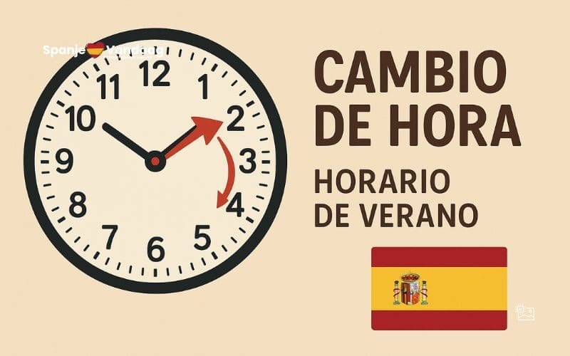 HERINNERING: Spanje stapt over op zomertijd met de klok vooruit in de nacht van zaterdag op zondag