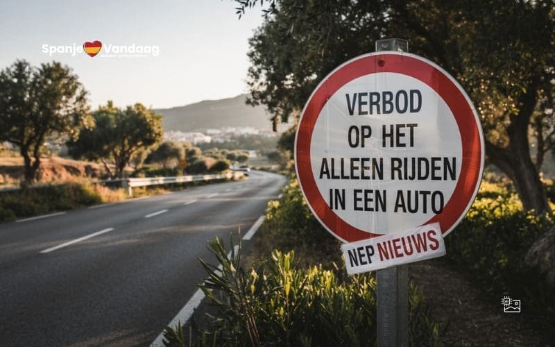 Nepbericht over rijverbod voor solo-bestuurders zorgt voor onrust in Spanje