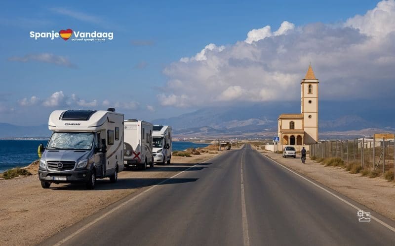 Buitenlandse toeristen ontdekken de provincie Almería als kampeerparadijs