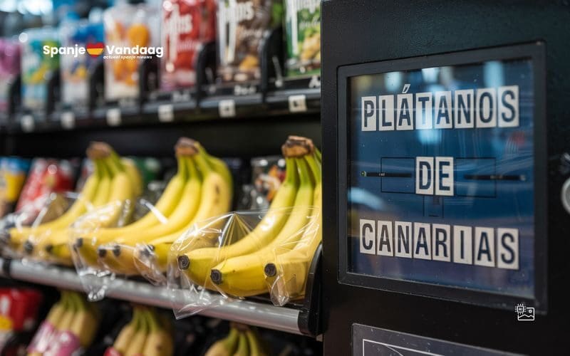 Geen chips en donuts maar Canarische bananen als gezonde snack in verkoopautomaten op scholen in Valencia