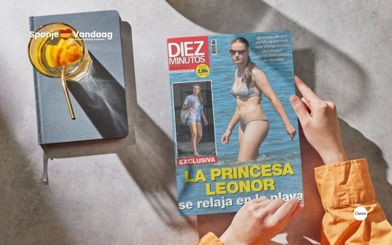 Discussie over gepubliceerde foto’s van Prinses Leonor in bikini tijdens stranddag in Uruguay