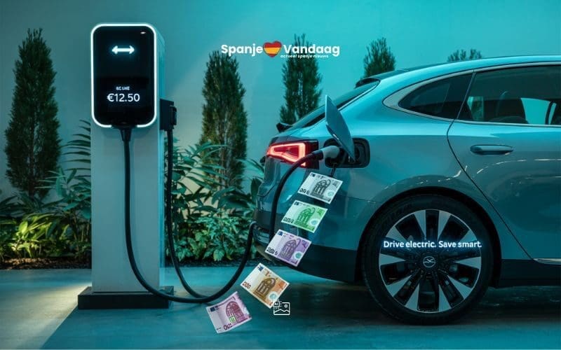 Wat kost het om een elektrische auto volledig op te laden in Spanje?
