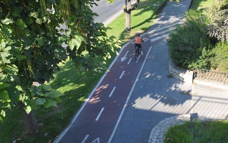 Málaga breidt fietsnetwerk uit met negen nieuwe fietspaden