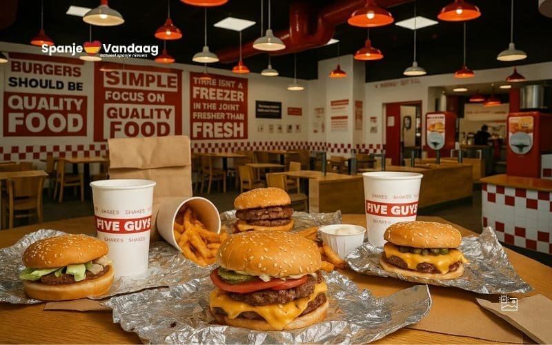 Five Guys breidt uit naar 50 vestigingen in Spanje te midden van ‘hamburgerhype’