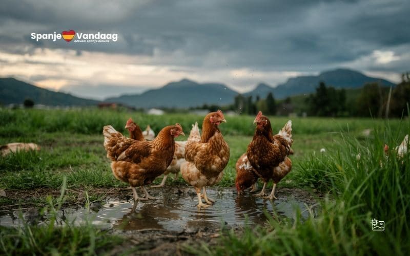 Kun je het weer voorspellen aan de hand van kippen? Een oude wijsheid in Aragón zegt van wel