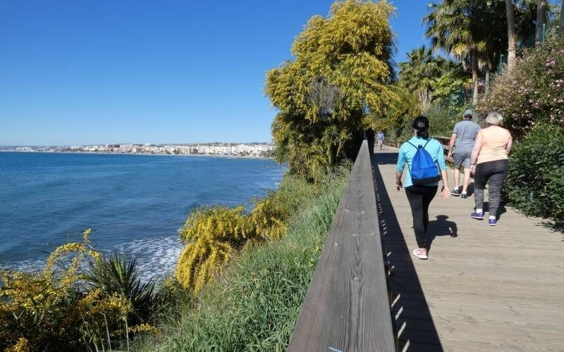 Nieuw kustpad in Estepona brengt bijna volledige verbinding langs Costa del Sol dichterbij