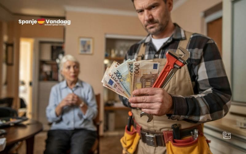 Loodgieter licht oude vrouw op voor 80.000 euro en eindigt in gevangenis in Valladolid