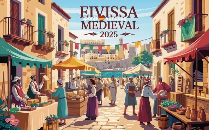 Middeleeuwse markt van Ibiza viert 25-jarig jubileum met 200 kraampjes