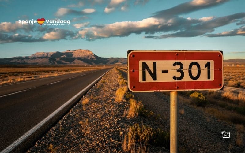 Dit is de langste rechte weg van Spanje in Castilla-La Mancha