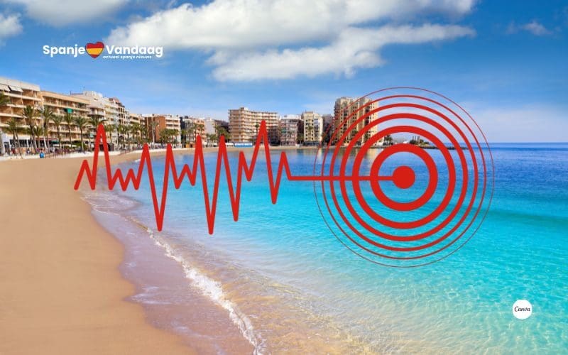 Aardbeving met kracht van 2,8 zorgt voor lichte schokken aan de kust van Torrevieja