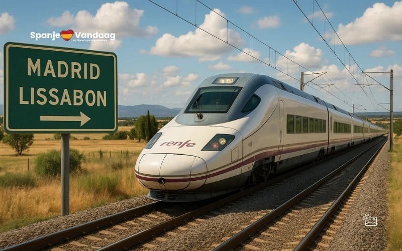 Hogesnelheidstrein verbinding tussen Madrid en Lissabon in de maak