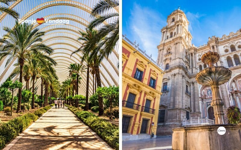 Valencia en Málaga behoren tot de meest ontspannende steden van Europa