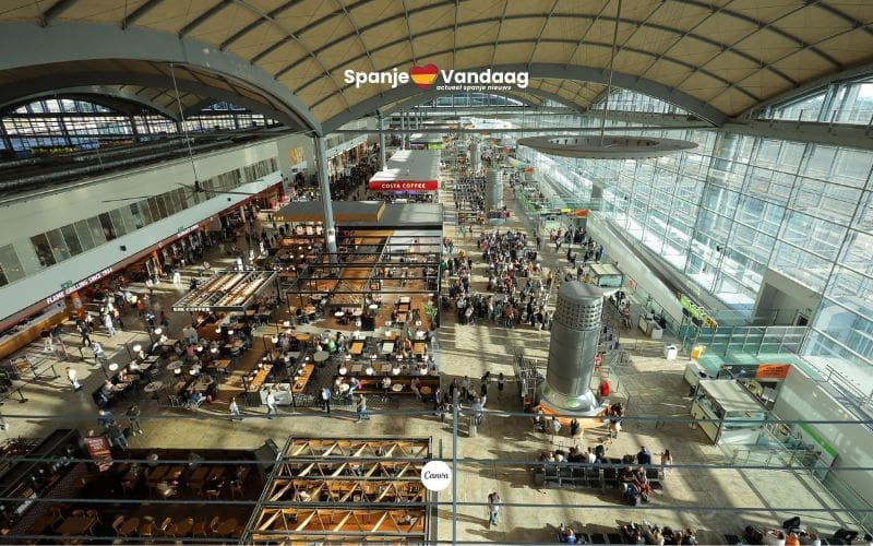 Spaanse luchthavens verwelkomen meer passagiers in april 2025
