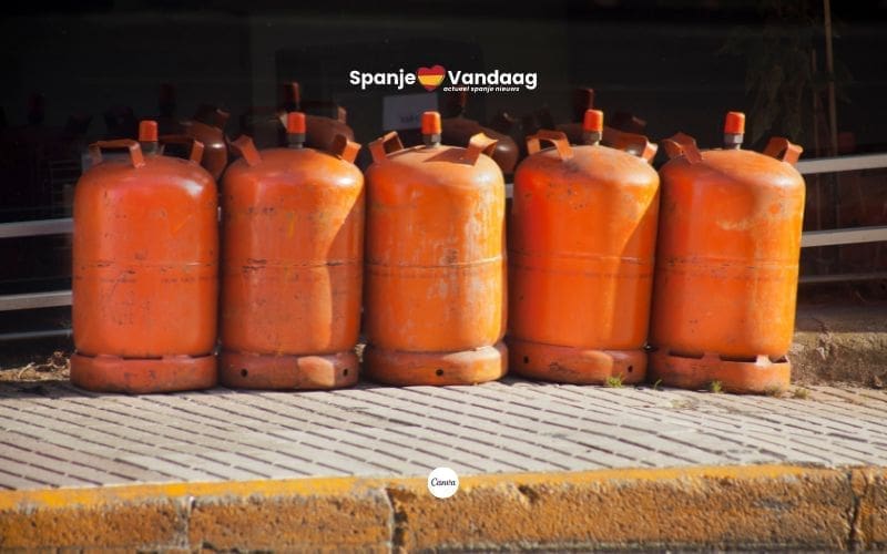Prijs oranje butaangasflessen stijgt opnieuw in Spanje
