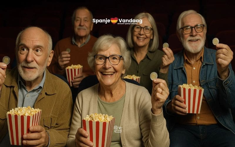 Ouderen kunnen op dinsdag weer voor 2 euro naar de bioscoop in Spanje