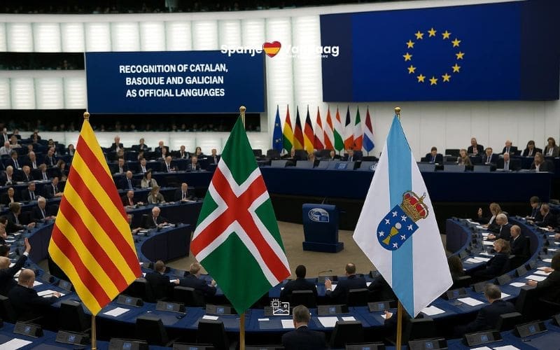 Spanje dringt aan op erkenning Catalaans, Baskisch en Galicisch als EU-talen