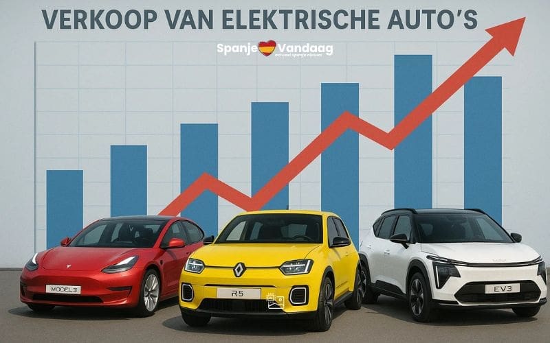 Explosieve groei verkoop elektrische auto’s in Spanje na hervatting subsidieplan