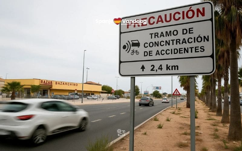 Spanje telt 270 kilometer gevaarlijke wegen met veel ‘zwarte punten’