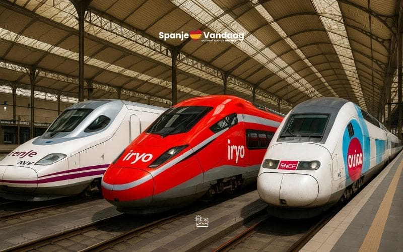 Spaanse hogesnelheidstreinen vervoeren recordaantal van 3,7 miljoen reizigers in maart