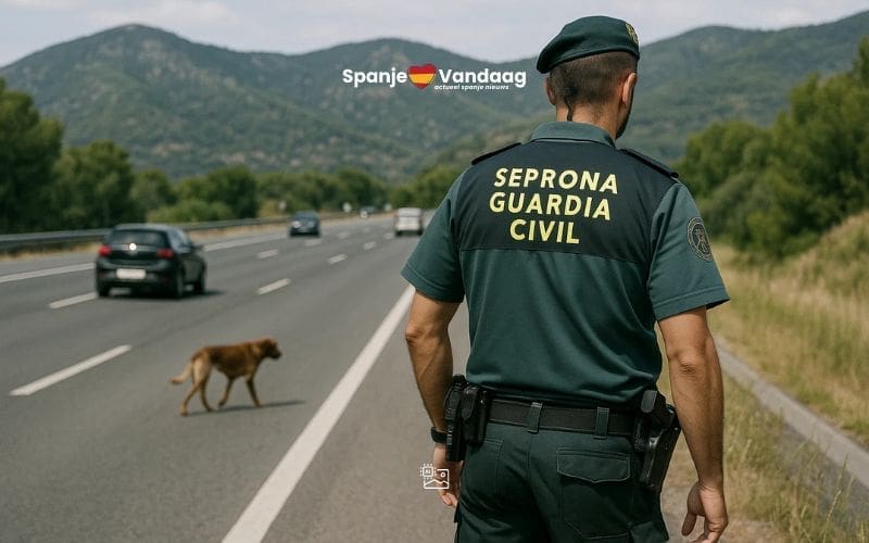 Politie schiet loslopende hond dood op snelweg AP-7 bij Tarragona