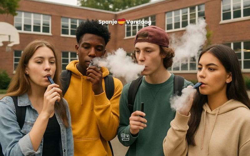 Steeds meer Spaanse jongeren gebruiken e-sigaretten en vapen
