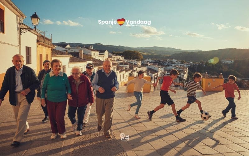 Alleen in de provincies Almería en Murcia leven meer jongeren dan gepensioneerden