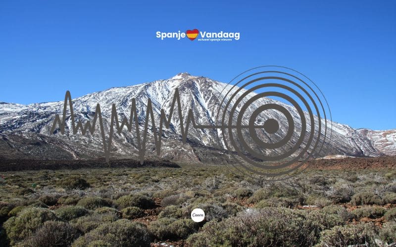 Opmerkelijke aardbeving op slechts 2 km diepte onder de Teide, de hoogste berg van Spanje
