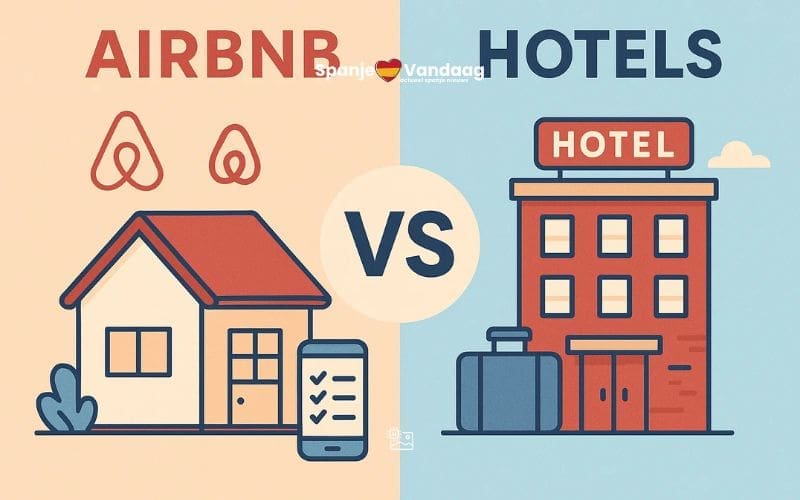 Airbnb geeft hotels de schuld van massatoerisme in Spanje