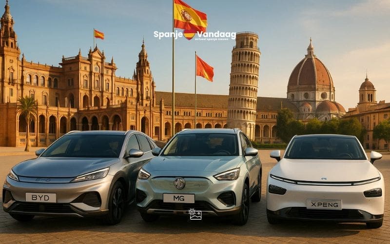 Spanje, Italië en VK vormen springplank voor Chinese auto’s in Europa