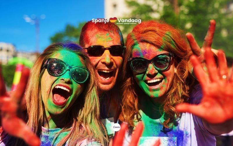 Holi Festival brengt kleurrijk spektakel naar het zuiden van Tenerife op 8 juni