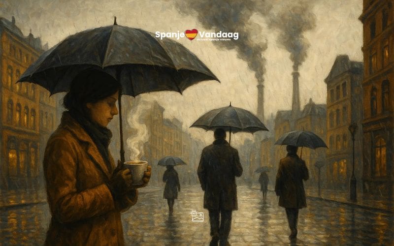 Als je in deze Spaanse stad koffie ruikt, komt de regen eraan