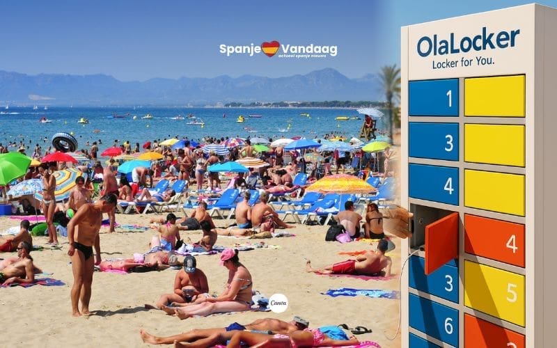 Nieuwe slimme kluisjes maken stranddag in Salou een stuk makkelijker en veiliger