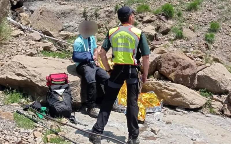 Intens bergreddingsweekend met tien operaties in de Pyreneeën van Aragón