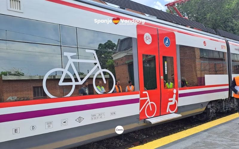 Spaanse treinmaatschappij Renfe maakt treinreizen met fietsen makkelijker in Spanje