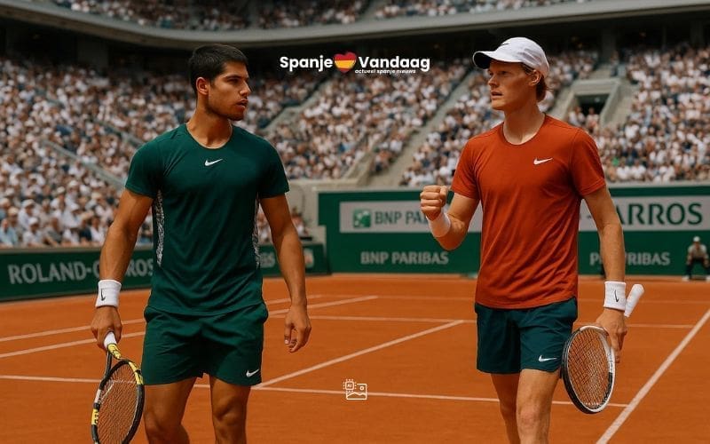 Alcaraz bereikt opnieuw de finale van Roland Garros tegen Sinner