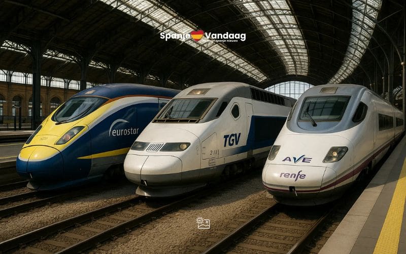 Vanuit Nederland of België met de trein naar Spanje is mogelijk maar prijzig