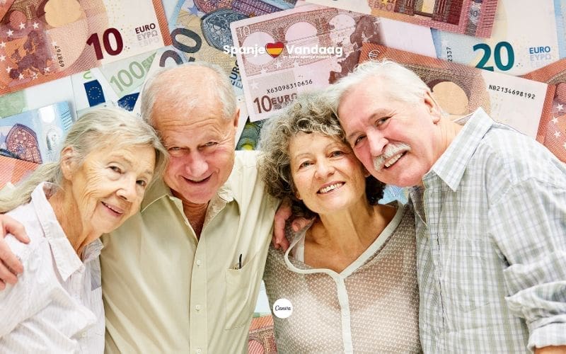 Deze senioren ontvangen meer dan 6500 euro in juni als pensioenuitkering in Spanje