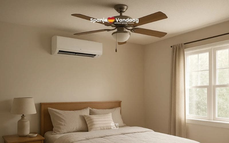 Plafondventilatoren steeds populairder als goedkoop alternatief voor airco in Spanje
