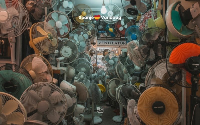 Zomerse hitte zorgt voor explosieve stijging in vraag naar ventilatoren in Spanje