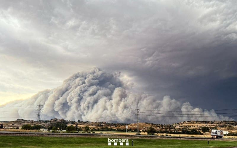 Hevige brand in Lleida eist twee levens en verwoest meer dan 5.000 hectare natuur