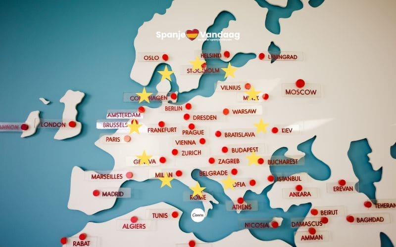 Spanje blijft vierde land van de EU met grootste bevolking in 2025
