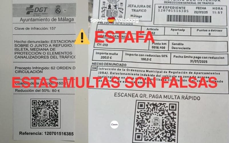 Opgepast in Spanje want er zijn valse verkeersboetes met QR-codes in omloop