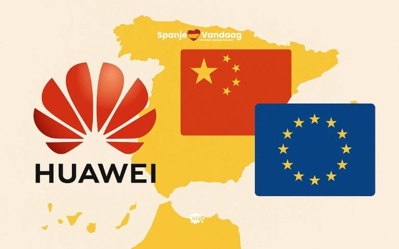 Spanje onder vuur na omstreden contract met het Chinese Huawei voor afluisterdata